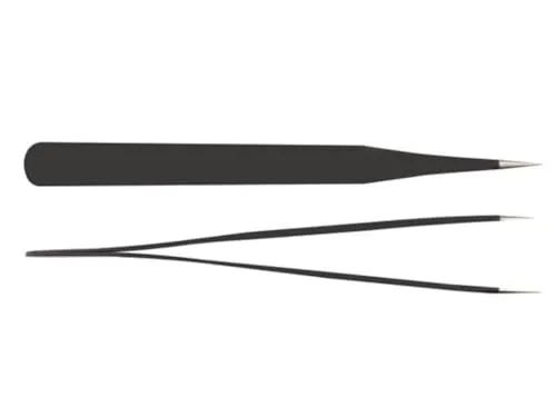 Velleman GP pince antistatique de précision 11,8 cm, pointe courbée