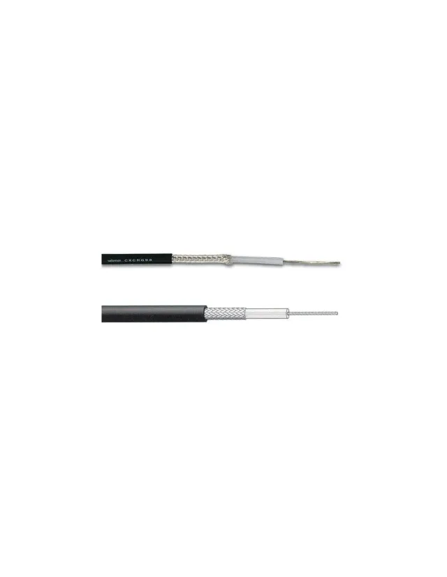 Velleman CXCRG58 câble coaxial RG-58 C/U noir 100 m 50 Ω