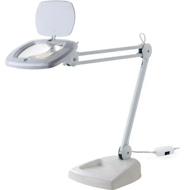 Zhongdi ZD-142B lampe loupe LED 3 dioptries socle table