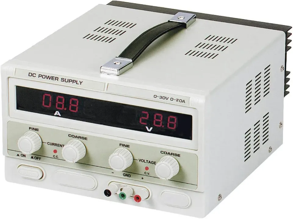 Velleman GP alimentation de laboratoire 0-30 VCC 0-10 A réglable LCD