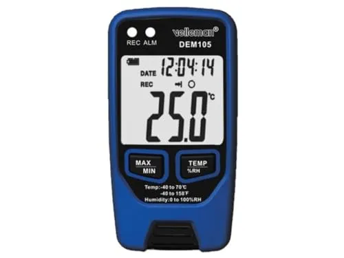 Velleman GP datalogger température humidité USB LCD