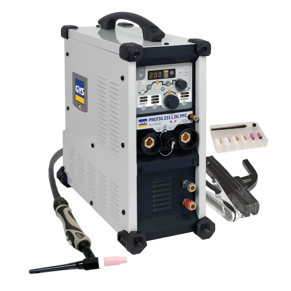 GYS PROTIG 231L DC PFC poste TIG avec accessoires pulsé