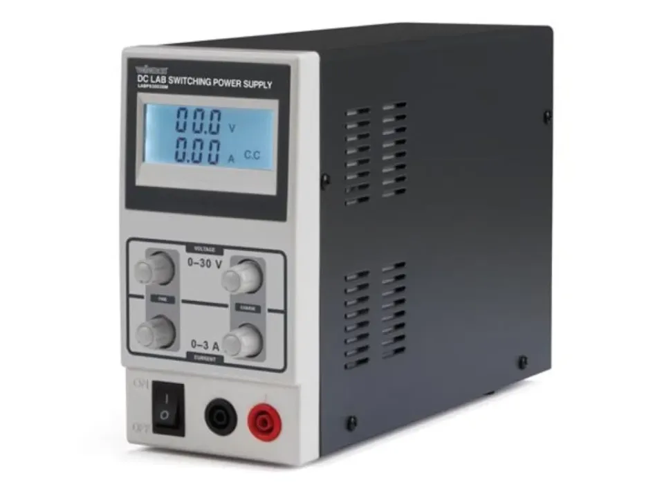 Velleman alimentation laboratoire 0-30 V 0-3 A LCD réglable