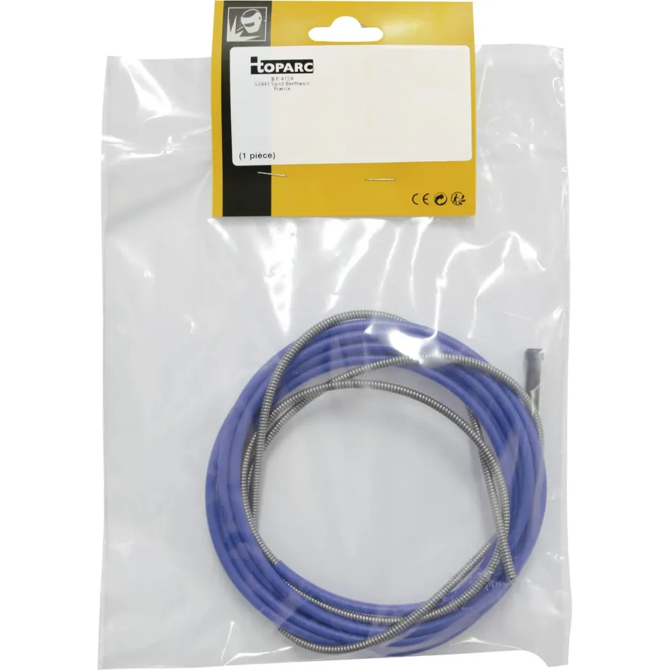 GYS 41837 gaine métal fil acier 4 m Ø 0,6/0,8 mm