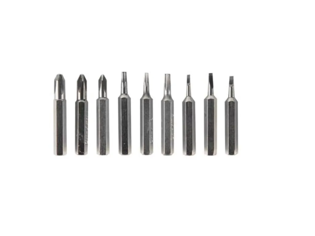 Velleman 9 en 1 tournevis précision chrome-vanadium bleu