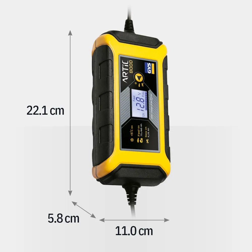 GYS Artic 8000 chargeur de batterie 12 V 2/8 A