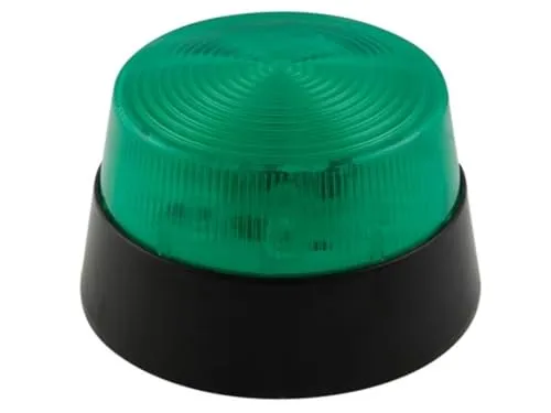 Velleman Edge Lit voyant clignotant LED vert 12 V 77 mm intérieur