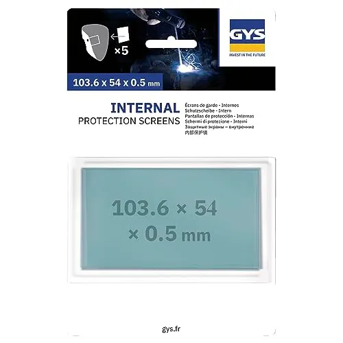 GYS PROMAX/FIREMAN 077621 écrans intérieurs 103,6 x 54 mm lot de 5