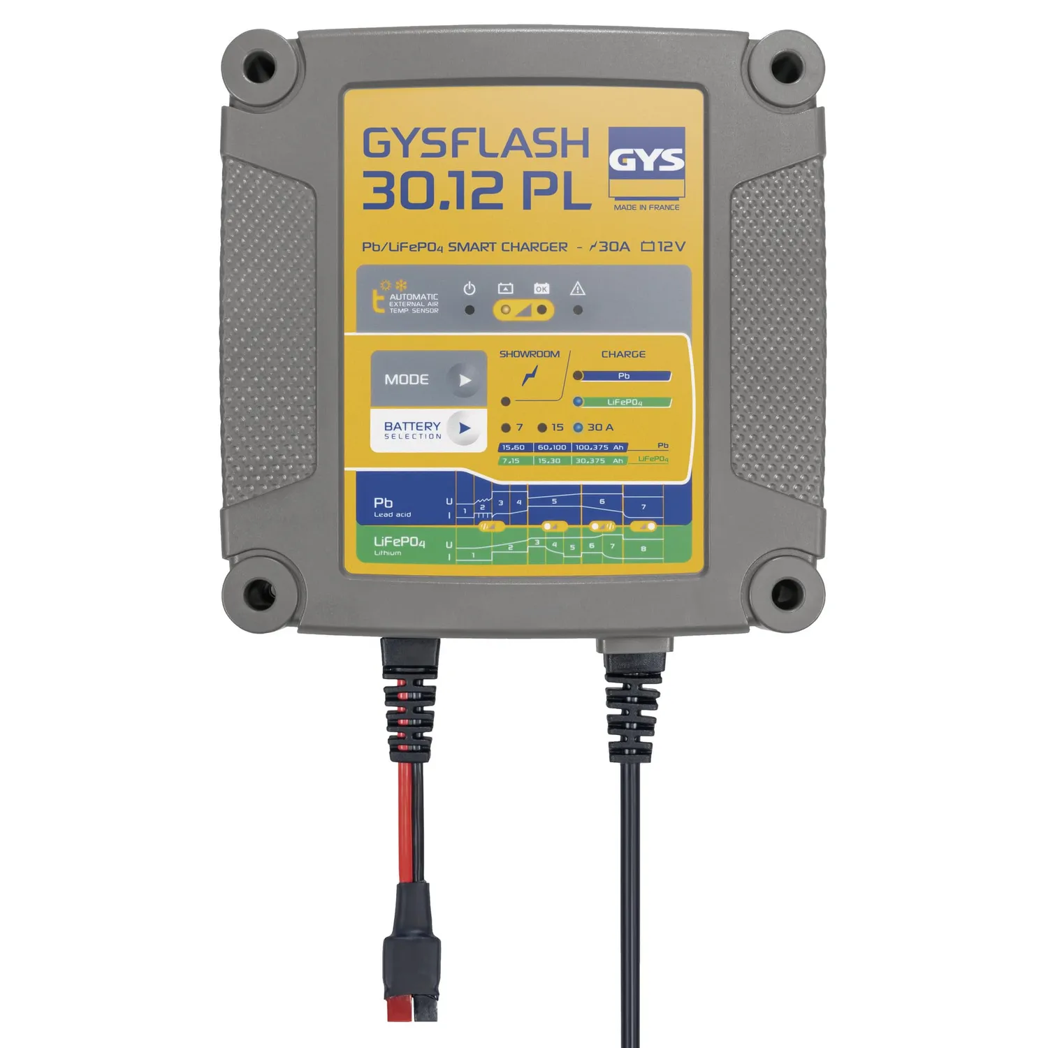 GYS GYSFLASH 30.12 PL chargeur batterie 12V 30A