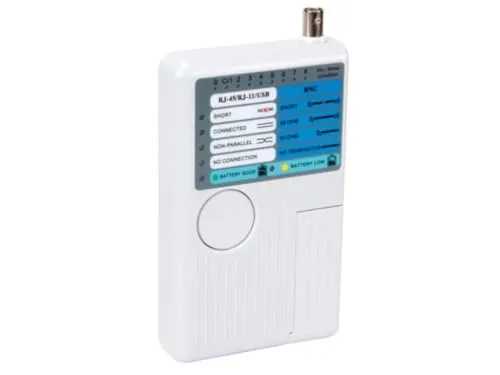 Velleman testeur de câbles USB RJ45 RJ11 LAN