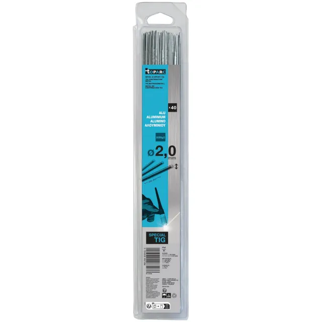 GYS AlMg5 ER5356 baguettes TIG aluminium 2 mm 40 pièces