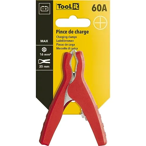 GYS Pince de charge 60A-XS rouge pour chargeur