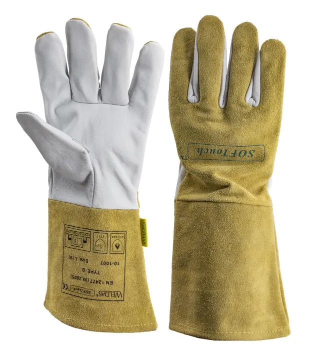 GYS gants de soudage renforcés T9 cuir bovin