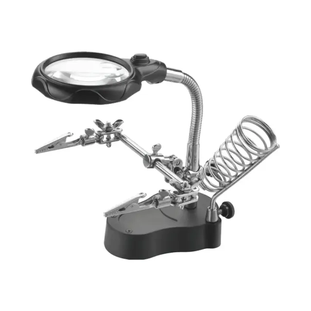 Zhongdi ZD-126-2 support fer à souder loupe LED