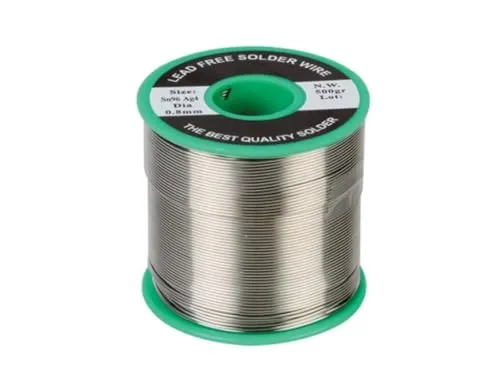 Velleman SOLD500G8 fil à souder sans plomb 0,8 mm 500 g étain argent