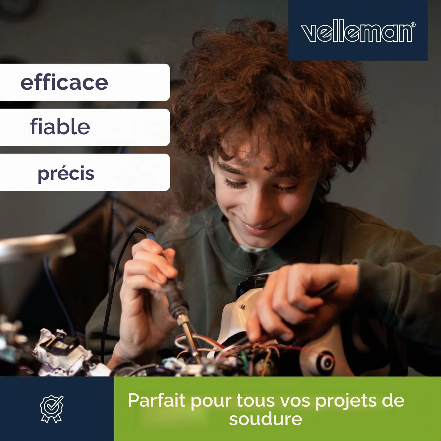Velleman Tools station de soudage réglable 48 W 150–450 °C