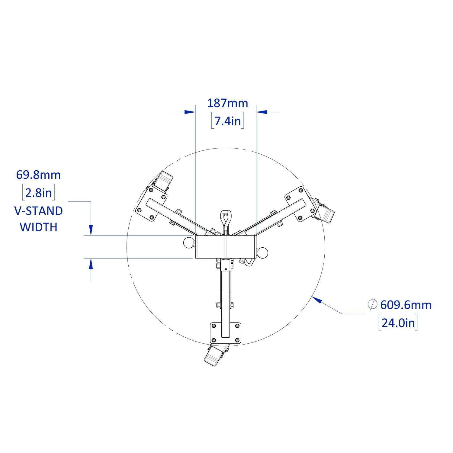 Strong Hand Scout trépied bridage 14" kit 12 pcs