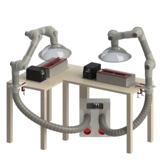 FTM Technologies Hotte multiposte HI4P4S aspiration 4 entrées