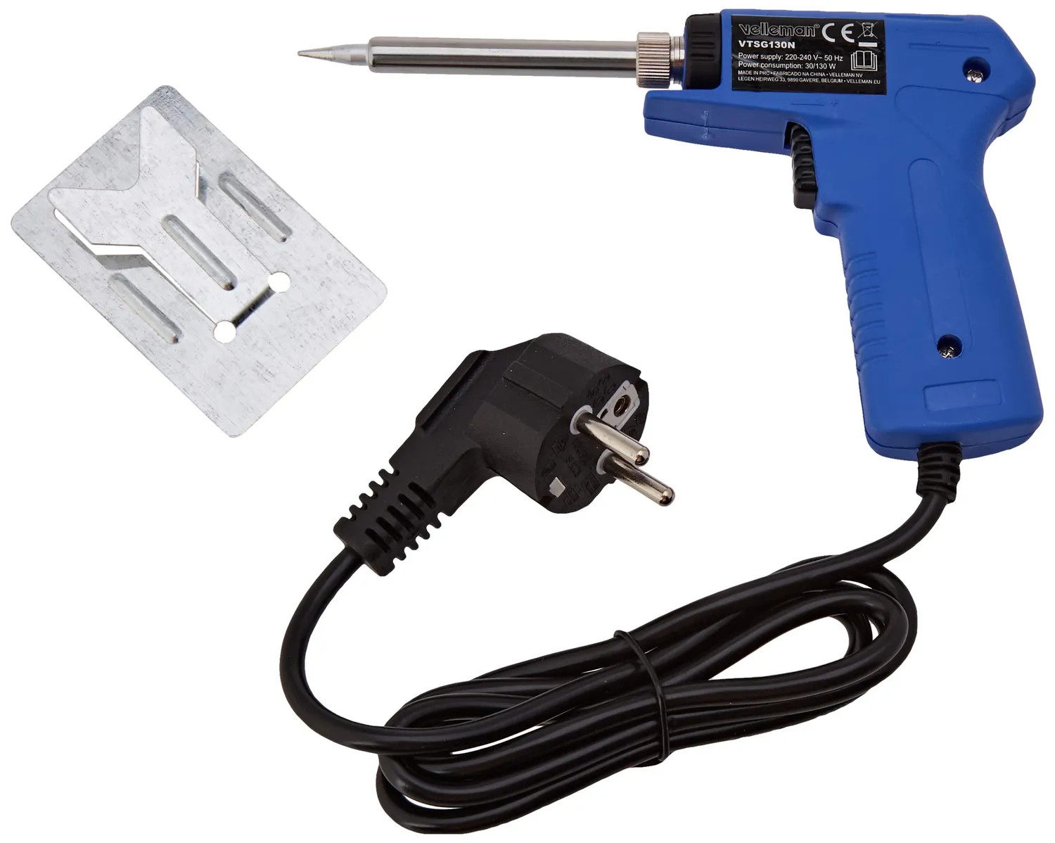 Velleman pistolet à souder 30/130 W à chauffe céramique