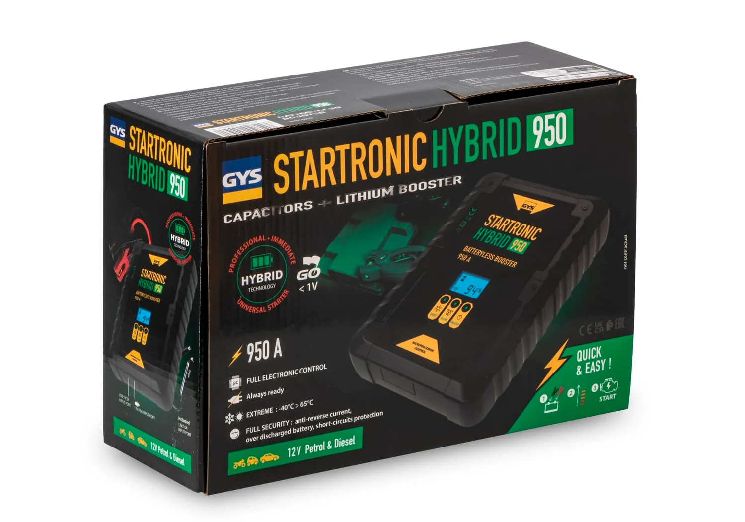GYS Startronic Hybrid 950 booster 12V supercondensateurs