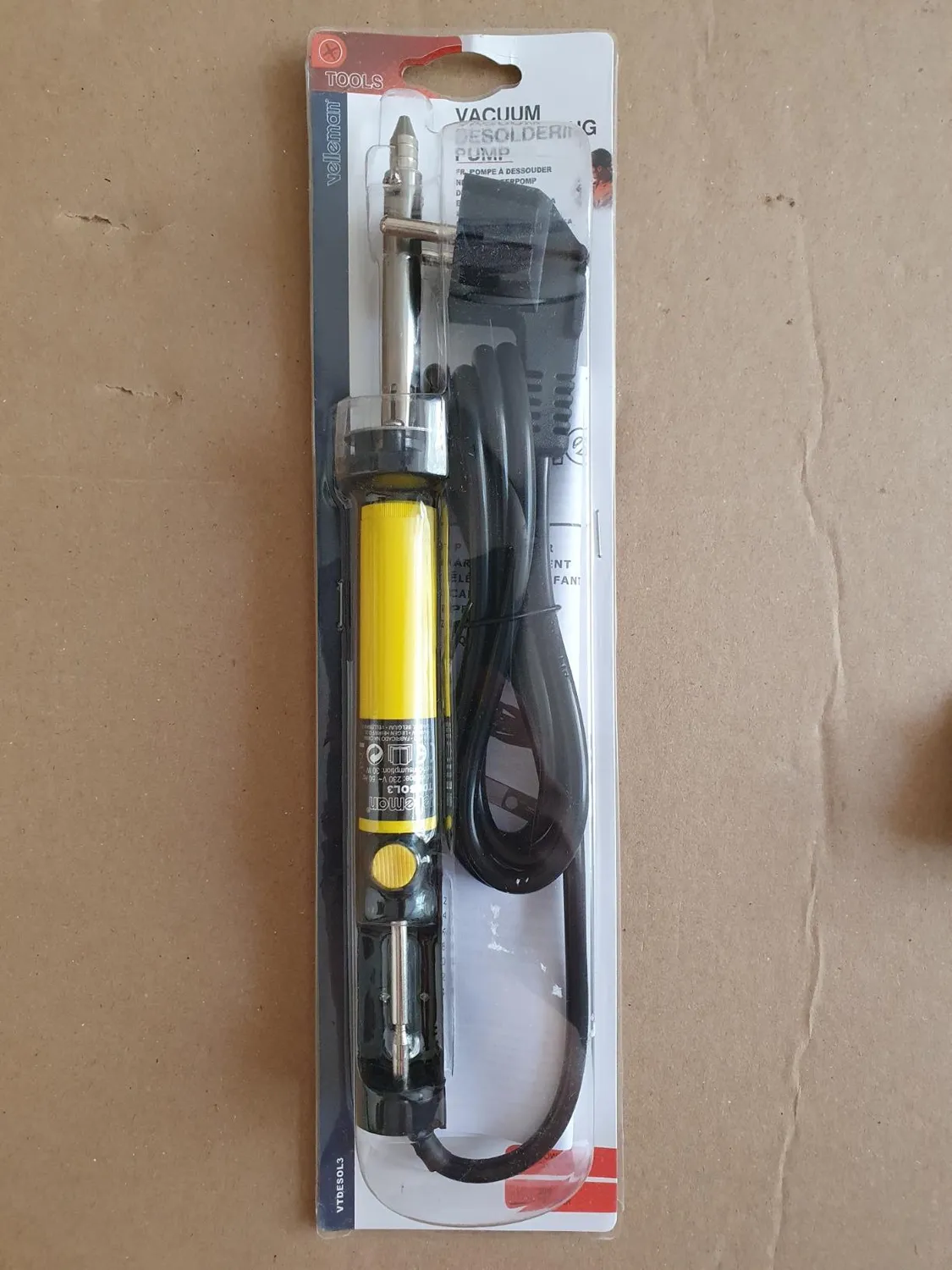 Velleman pompe à dessouder électrique 30 W chauffante