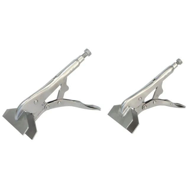 GYS 062719 pinces étau plates 200 et 250 mm lot de 2