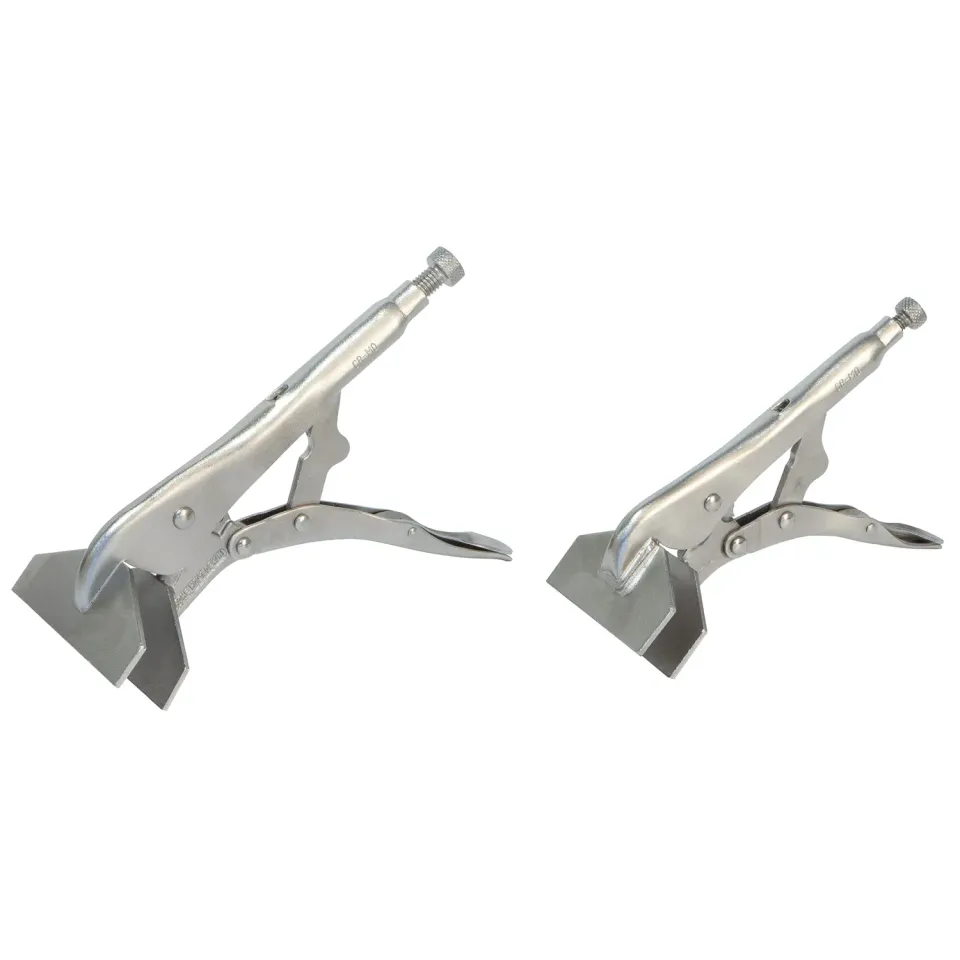 GYS 062719 pinces étau plates 200 et 250 mm lot de 2