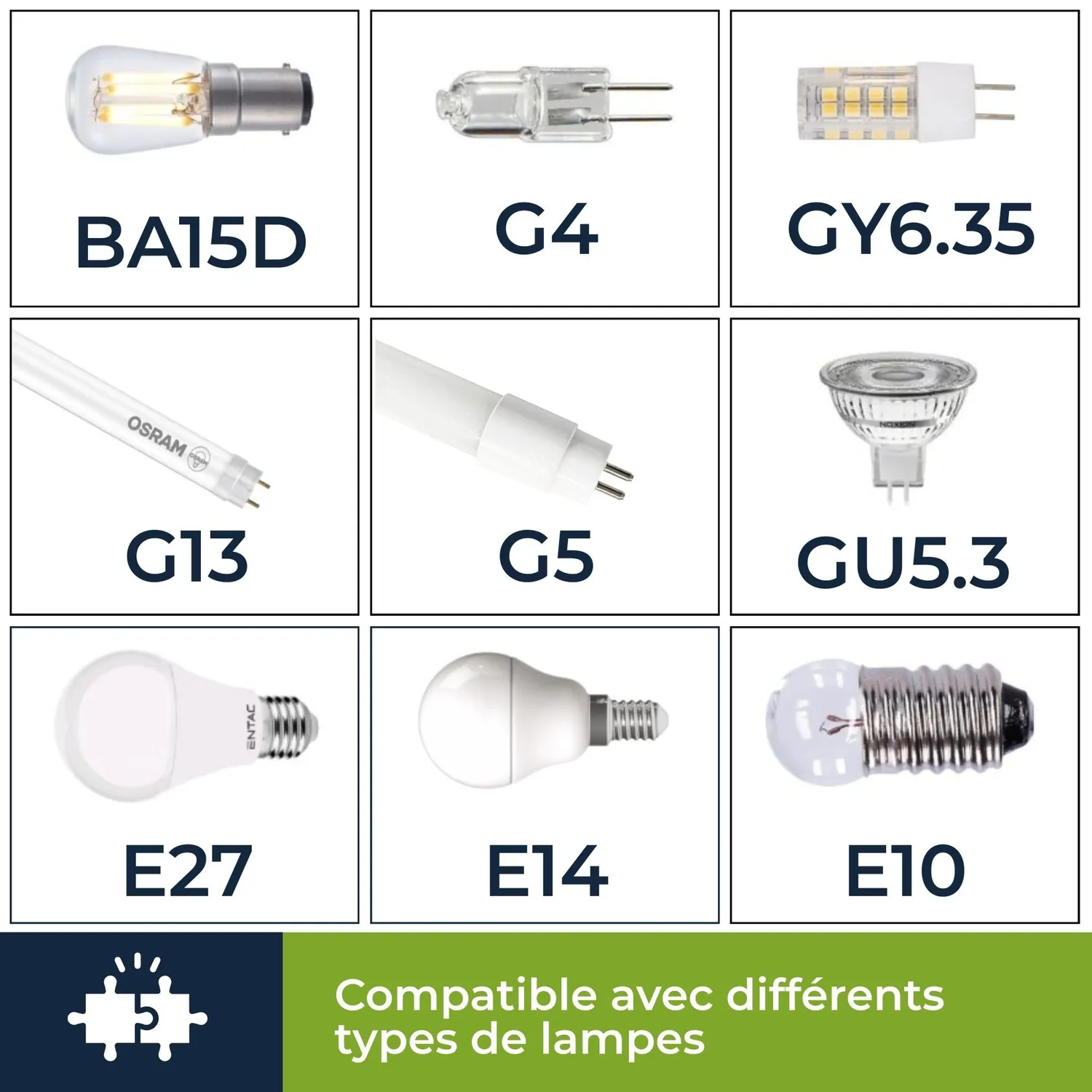 Velleman VTLLAMP testeur de lampes à LED et bip