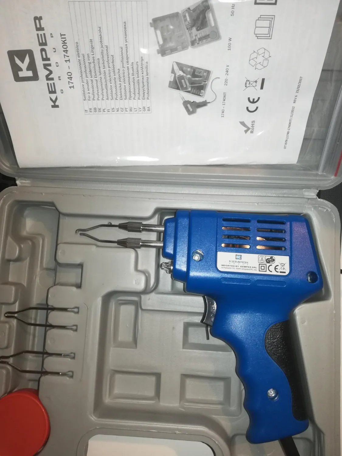 GYS Super Instantané fer à souder 100 W valise