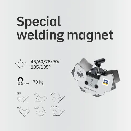 GYS Magnetic D70.120M positionneur de soudage multi-angle 70 kg