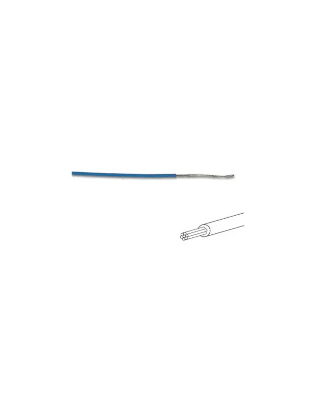 Velleman GP Series fil de câblage multibrin bleu 100 m AWG24
