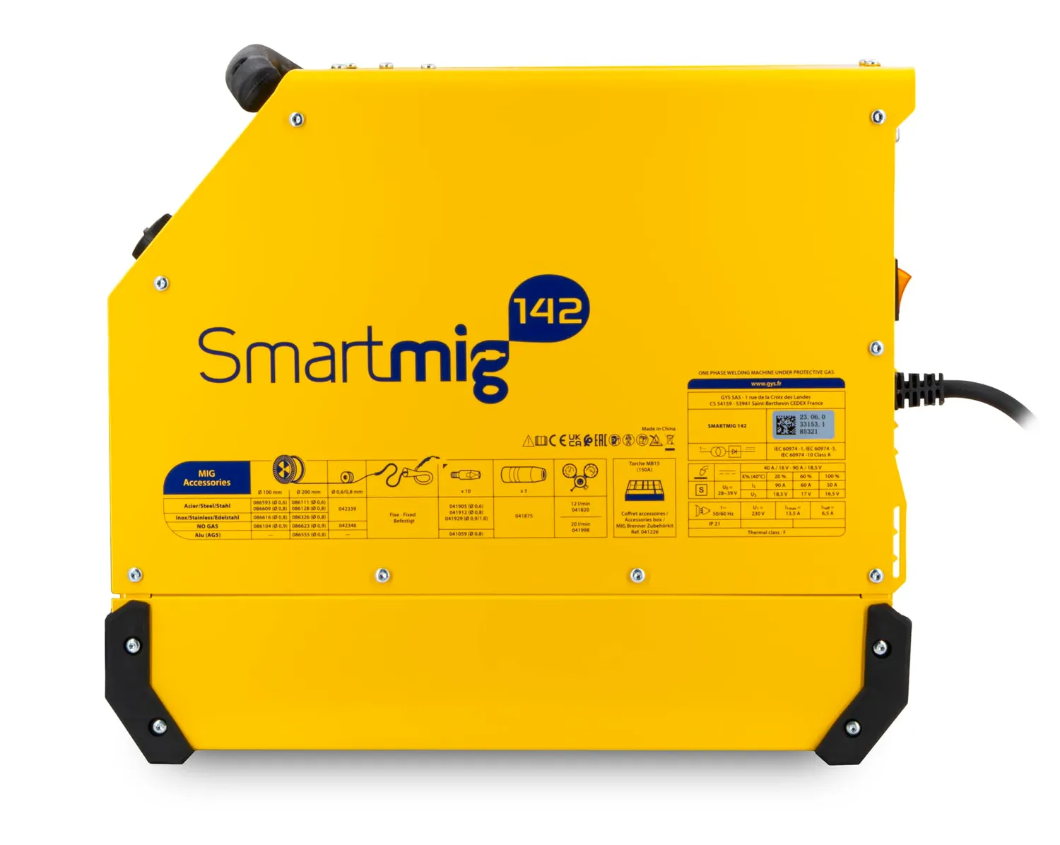 GYS Smartmig 142 poste à souder MIG/MAG 140 A 230 V