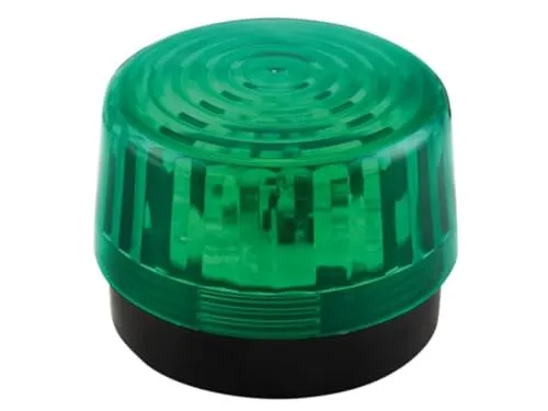 Velleman feu clignotant LED vert 12 V 100 mm intérieur
