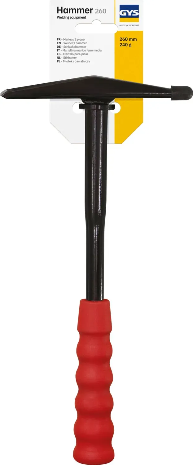 GYS marteau à piquer caoutchouc noir, 260 mm, 240 g
