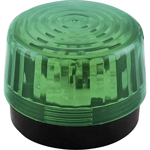 Velleman feu clignotant LED vert 12 V 100 mm intérieur