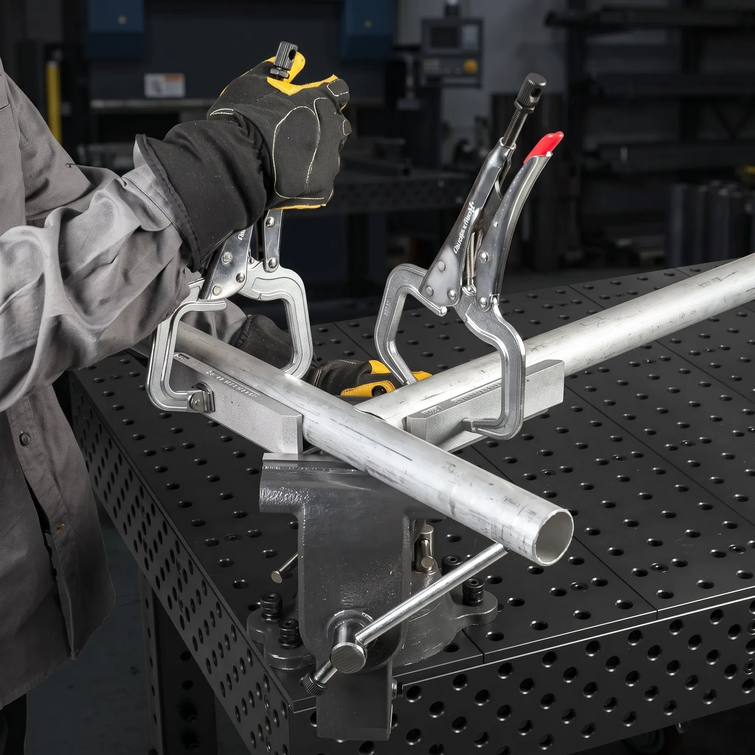 Strong Hand Tru-Angle gabarit de soudage à 90° en aluminium
