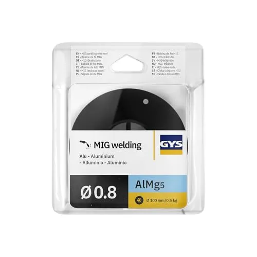 GYS Métal d’Apport MIG/MAG ER5356 fil aluminium 0,5 kg Ø 0,8 mm