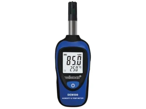 Velleman Mini thermo-hygromètre LCD rétroéclairé -20 à 70 °C