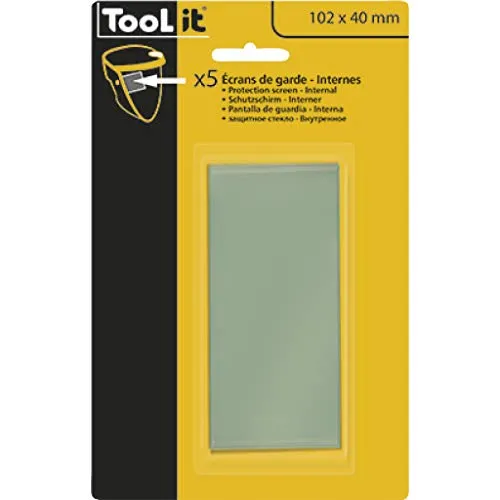 GYS Techno 11 écran interne de masque de soudage 102 × 40 mm lot de 5