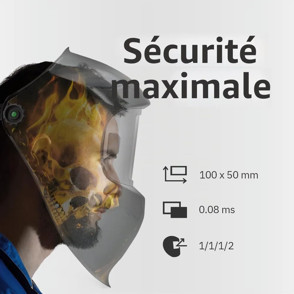 GYS FIREMAN 3/5-13 G True Color masque de soudage LCD