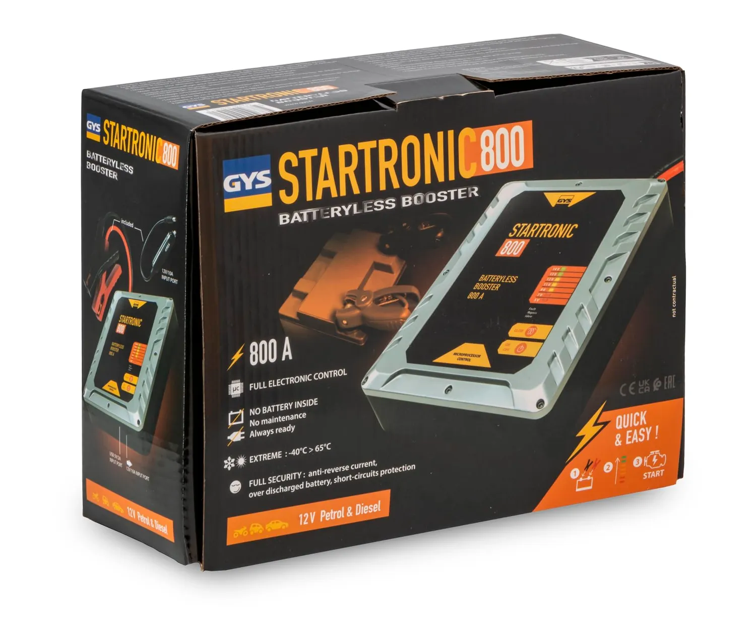 GYS STARTRONIC 800 booster 12 V sans batterie