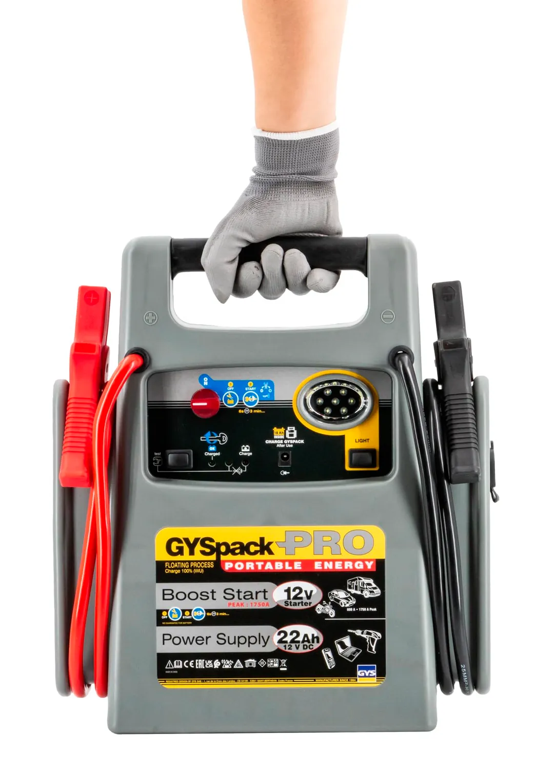 GYS GYSPACK Pro démarreur autonome 12 V 22 Ah