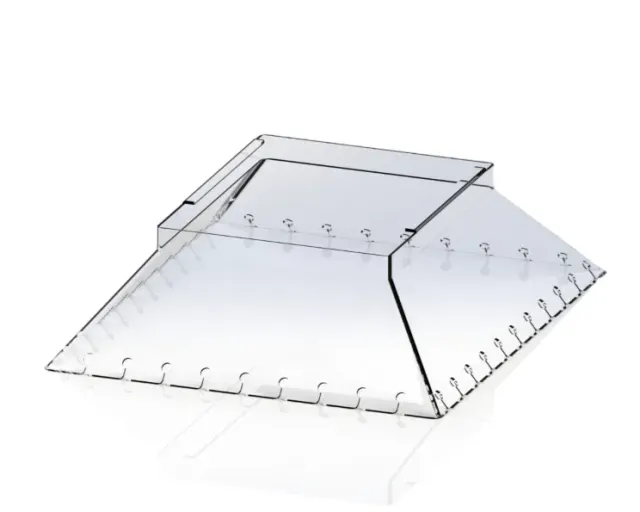 FTM Technologies visière pour hotte à suspendre 190 mm