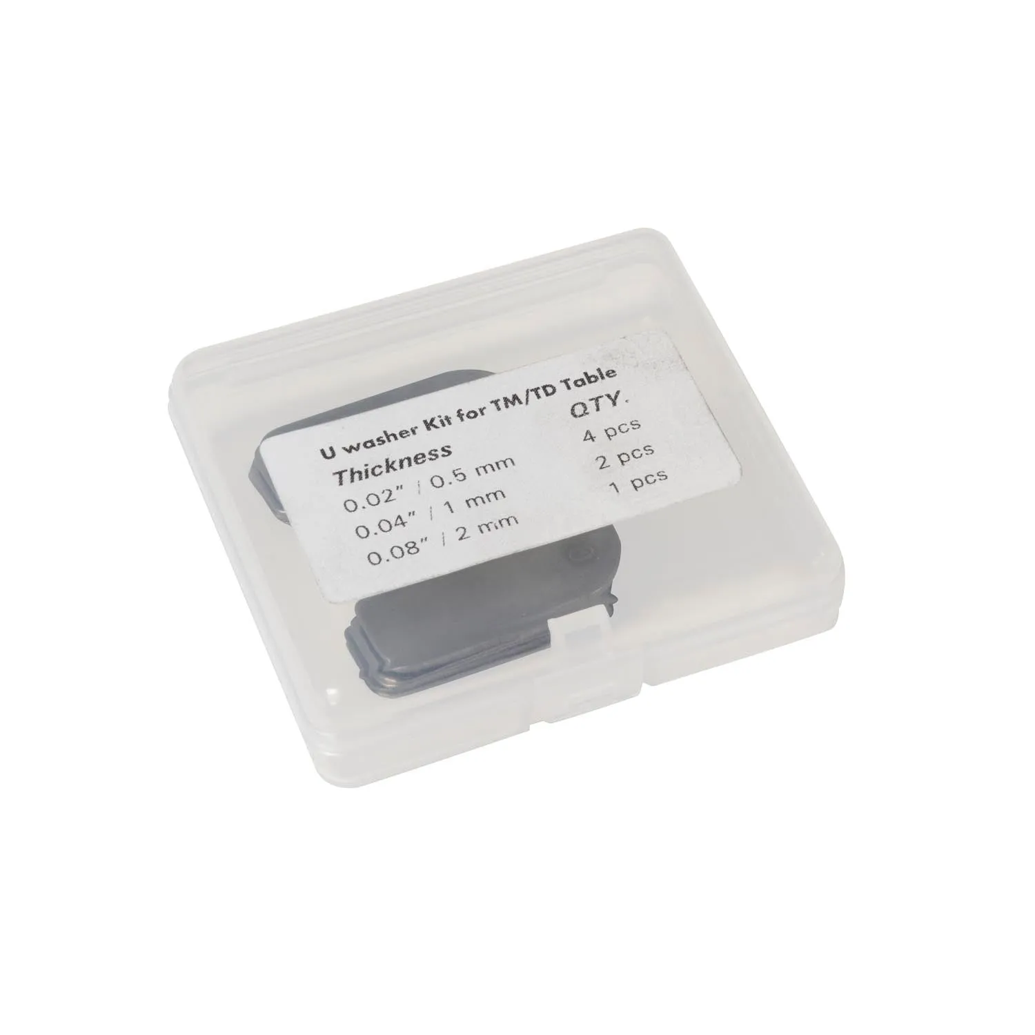 STRONG HAND EUROPE U-Shaped Shims cales en U 7 pièces, épaisseurs graduées