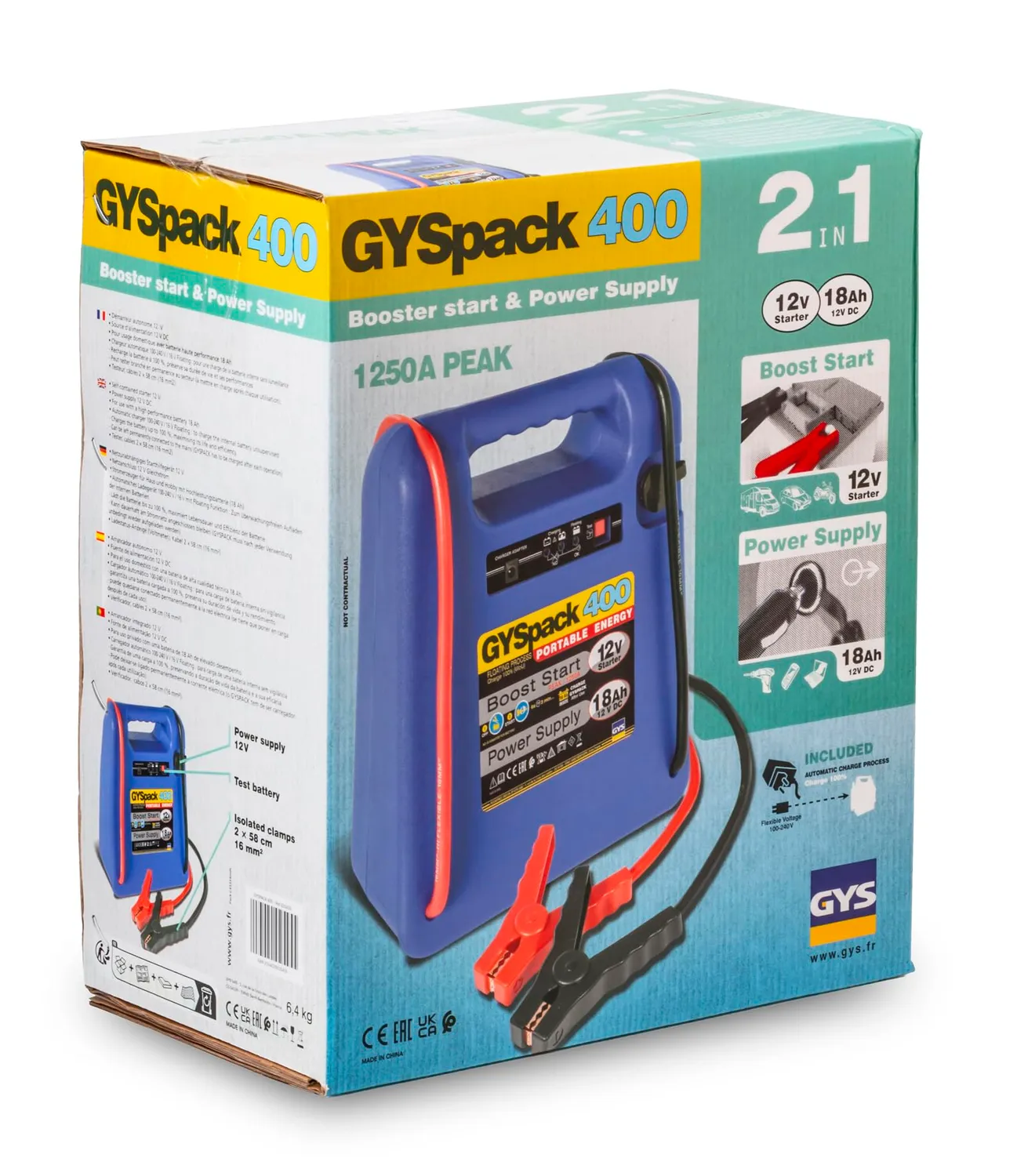 GYS GYSPACK 400 démarreur autonome 12 V