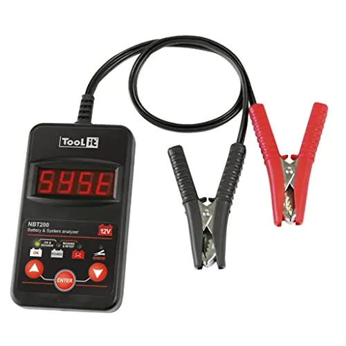 GYS 024168 testeur de batterie 12 V avec colliers plomb