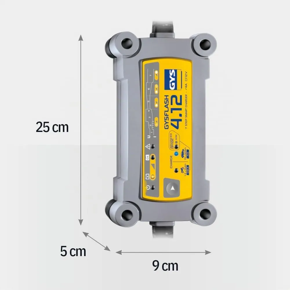 GYS GYSFLASH 18.12 PL chargeur de batterie 12 V, plomb et lithium