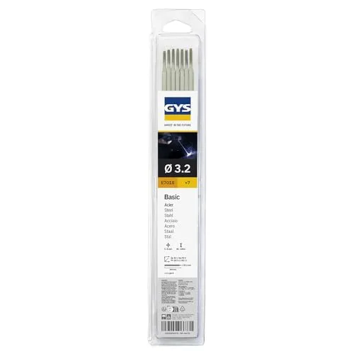 GYS E7018 électrodes soudage Ø3,2 mm blister 7 basiques