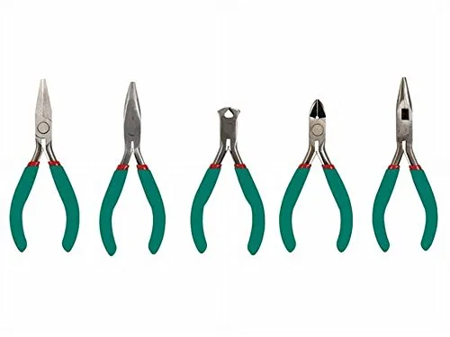 Velleman GP Series ensemble de 5 pinces de précision isolées