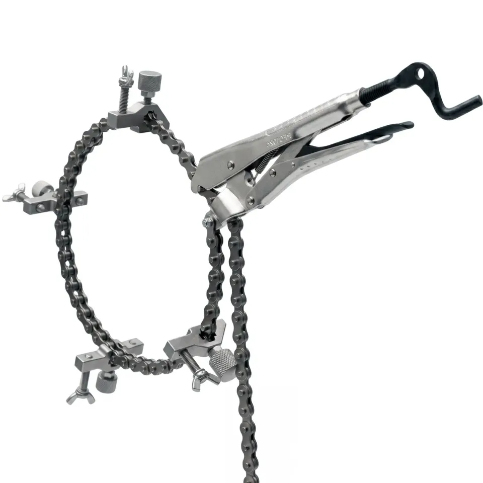 Strong Hand Europe The Python pince chaine alignement tubes inox 360°